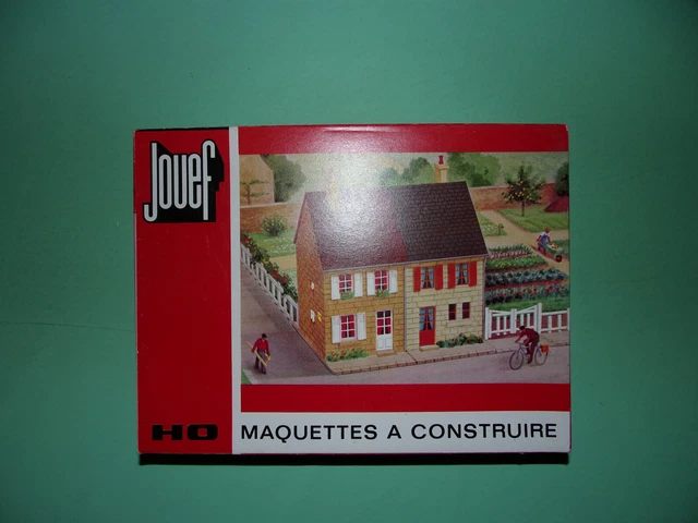 JOUEF maquette à monter bloc 3 immeubles commerces 1981 NEUF
