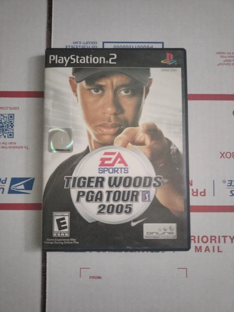 Tiger Woods PGA Tour 2005 (Sony PlayStation 2, 2004) PS2 Complete Resurfaced
