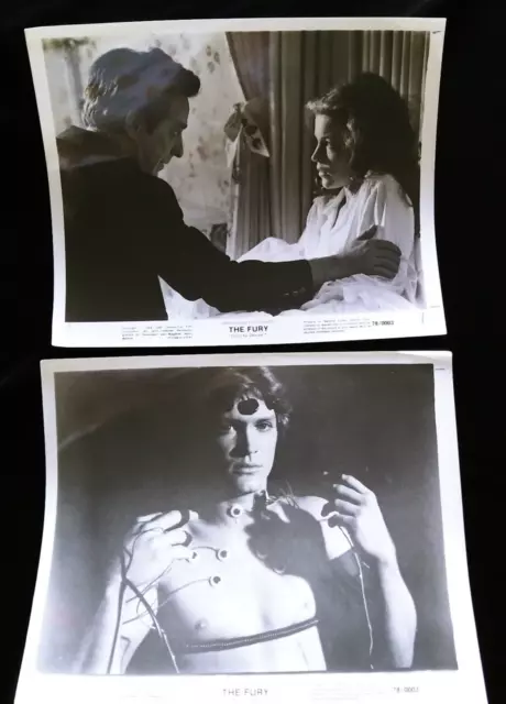 1978 8x10 Movie Stills "The Fury" Horror Sci-Fi Thriller by Brian De Palma