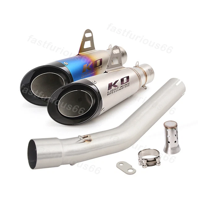 For Tenere 700 Rally Edition 2020-2023 Marmitte di scarico tubo centrale scarico acciaio
