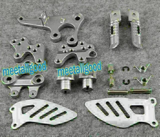 Staffe poggiapiedi poggiapiedi pilota anteriore per SUZUKI 2005-2011 GSXR 1000 K5 gk