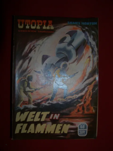 Utopia - Welt in Flammen  Heft 68  rare 1. Auflage  prima  Zustand