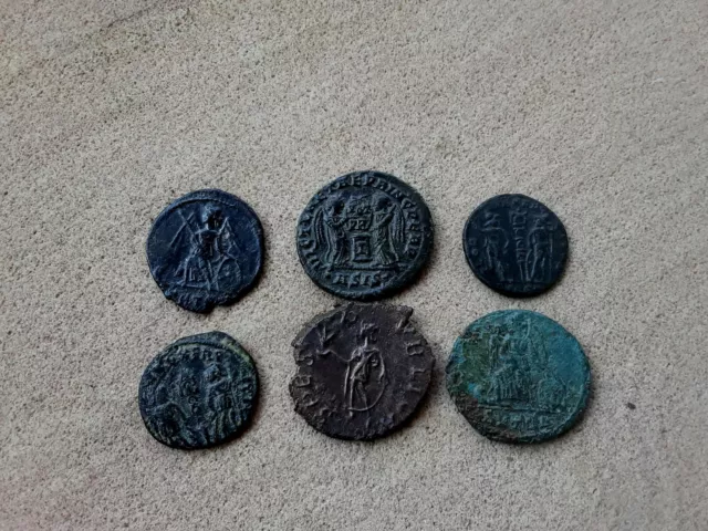 Roman Coins Lot City Commemorative, Contantine I, Tetricus II 2