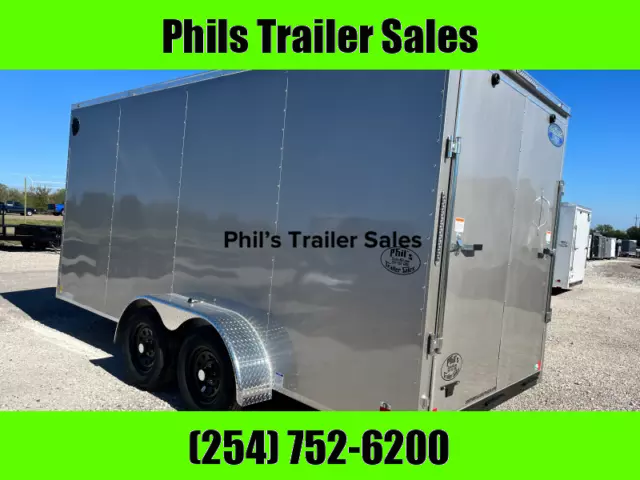 2024 Continental Cargo NEW 7X16 +  V-NOSE ENCLOSED CARGO TRAILER 16.00