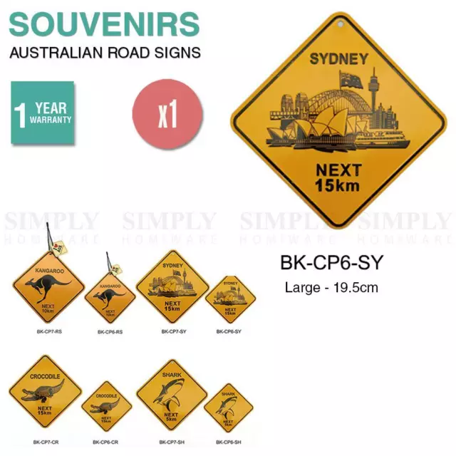 Australian Souvenirs Road Signs Sydney Metal Bulk Aussie Gift Sydney Large