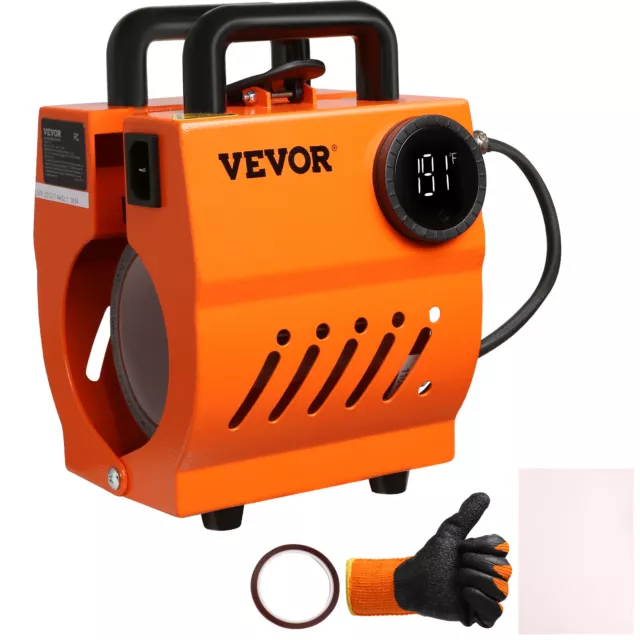 VEVOR Presse à Chaud pour Impression de Tasse 320 W Machine Sublimation 33-44 cL