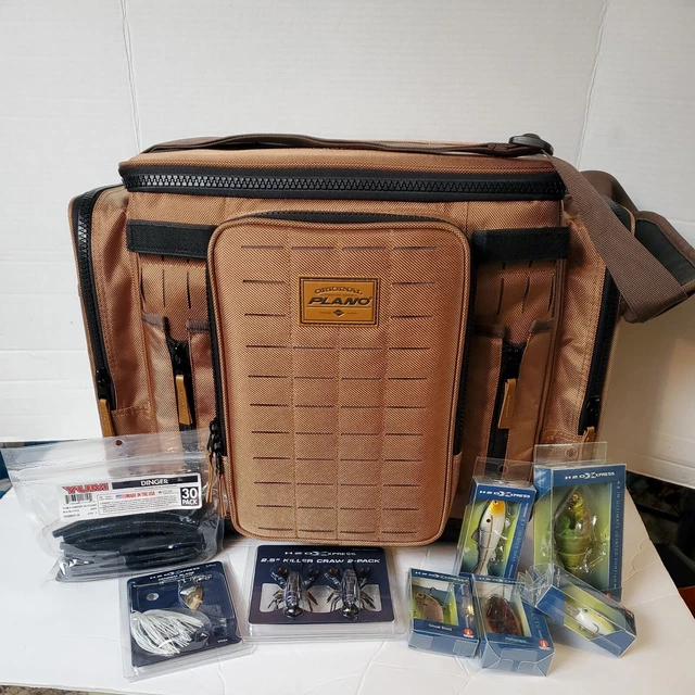 Plano Guide Series 3700 XL Tackle Bag, Beige 1680 Denier,  plus bonus pack.
