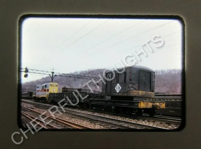 Original '75 Half Frame Kodachrome Slide EL Erie Lackawanna 03156 Work   33J62