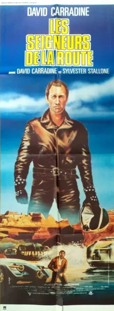 Affiche cinéma LES SEIGNEURS DE LA ROUTE David Carradine - 60 x 160 cm