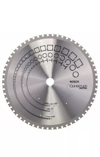 Bosch 2608641727 305mm 60T Circular Saw Blade Construct Metal