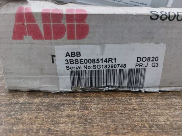 Módulo De Relé De Salida Digital Abb 3Bse008514R1 Do820 Nuevo Caja Abierta