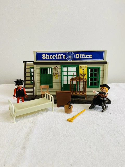 Bureau du sheriff western playmobil ancien 3423 a année 197 à Louveciennes | Clasf jeux