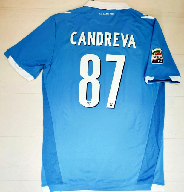Maillot Extérieur SS Lazio 2016 - Ciro Immobile #17 - Macron, Taille M, Neuf