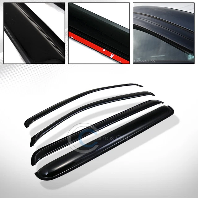 Sun/Rain Smoke Guard Shade Deflectors Window Visors For 05-12 Nissan Pathfinder