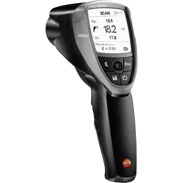 Thermomètre infrarouge testo 835-T1 Optique 50:1 -30 - +650 °C mesure par