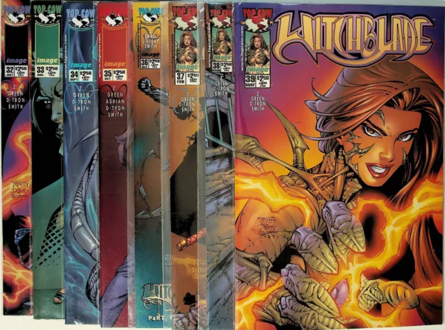 Witchblade 8-issue lot # 32, 33, 34, 35, 36, 37, 38, 39 High grade!