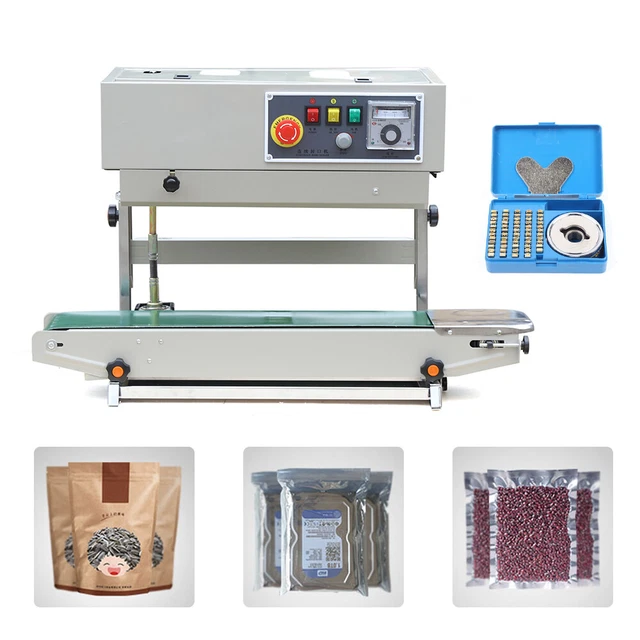 FR-770 Continuous Band Sealer Horizontal Sealing Machine macchina di chiusura 800 W