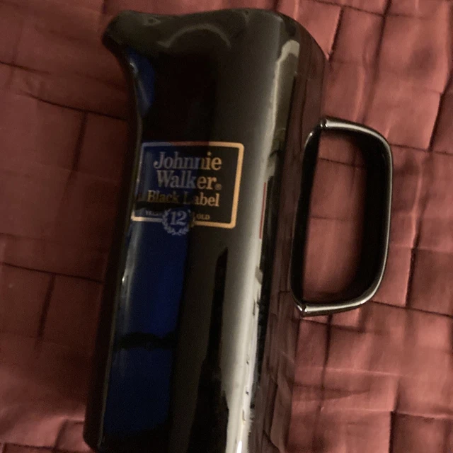 JOHNNIE WALKER BLACK Label Old Scotch Whisky Whiskey Ceramic Pitcher