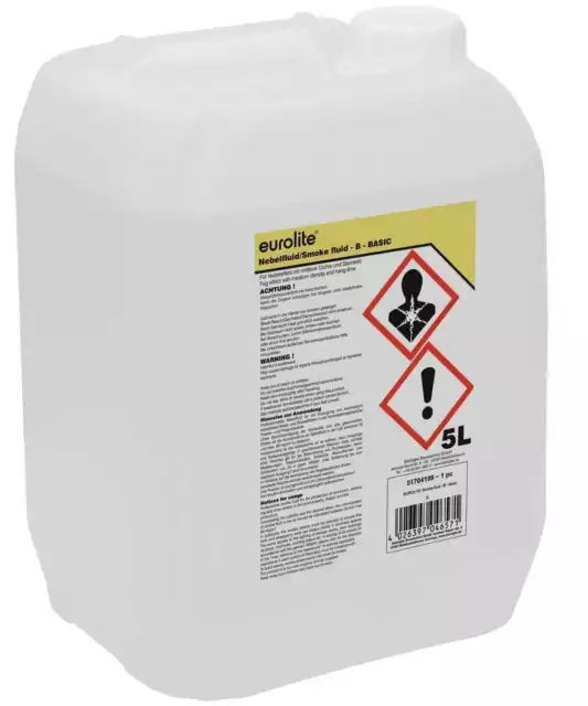 3,34€/l, EUROLITE "B" Smoke Fluid Nebelfluid 5 Liter Smokefluid Nebel-Fluid