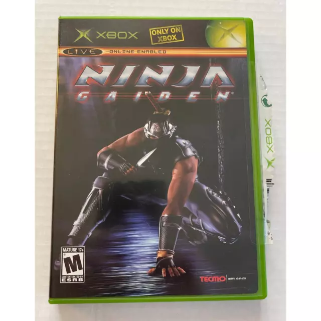 Ninja Gaiden (Microsoft Xbox, 2002) - Includes Game, Case, Manual