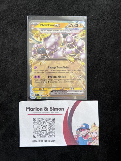 Mewtwo Ex 058/182 Paradox Rift Pokémon Tcg | Meses sin intereses