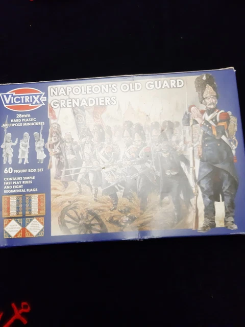 Petits Soldats Napoléon Premier Empire En Plastique Peint - Infanterie Française, Occasion Pour Collection