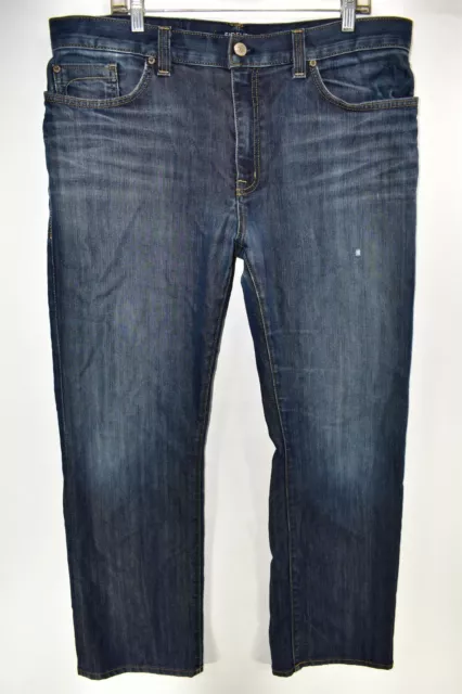 Fidelity Denim 50-11 Calvary Relaxed Jeans Size 40 Meas 38x31 Distressed