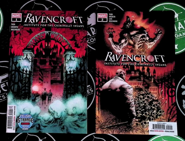 Ravencroft #1 & 2 2020 Marvel Comics Carnage Werewolf By Night Kingpin