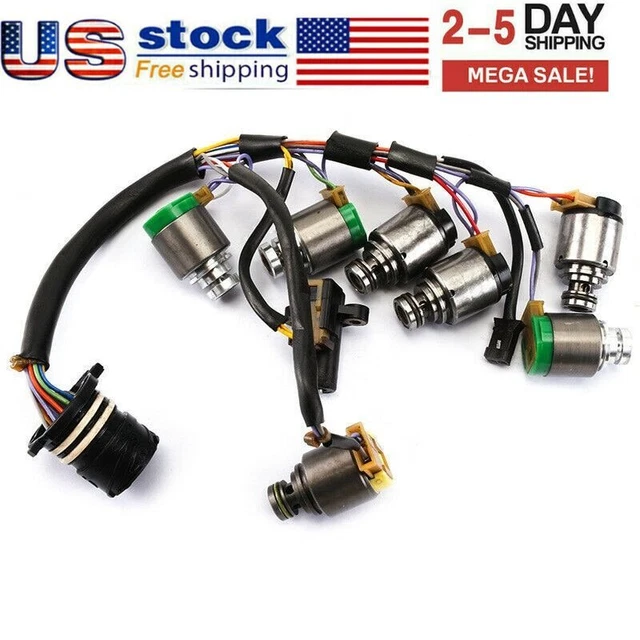 Transmission Solenoid Valve Set Fits for BMW Audi A6/A8/S4/S6/RS6 01V 5HP19
