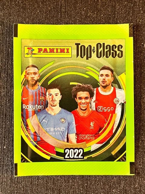 Panini Pochettes Packets Tuten Foot Top Class 2022 Sealed New Rare