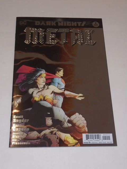DARK NIGHTS: METAL #2 (2017) 1st Cameo Appearance of the Batman Who Laughs, DC B