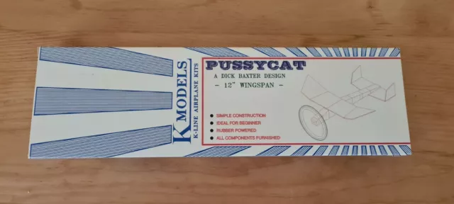 Pussycat 12" - Lee's Hobbies K-Line legno balsa kit modello aereo