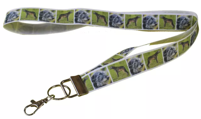 Irish Wolfhound Breed of Dog Lanyard Key Card Holder Perfect Gift