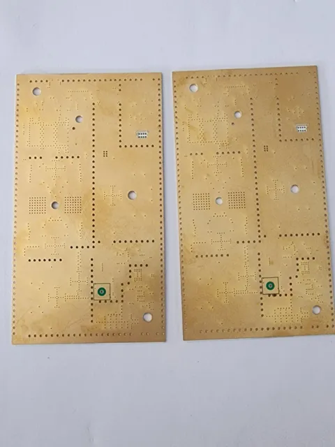 2pcs - Pcb   55x100mm Each for  gold scrap  recycling recovery 