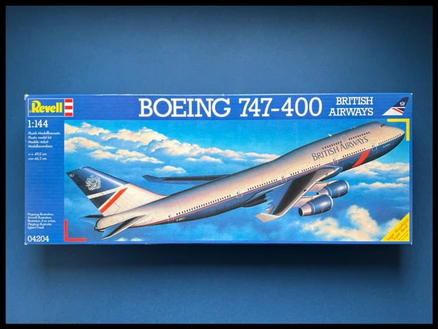 Maquette Avion Air France KIT MODÈLE REVELL Boeing 747-400 British