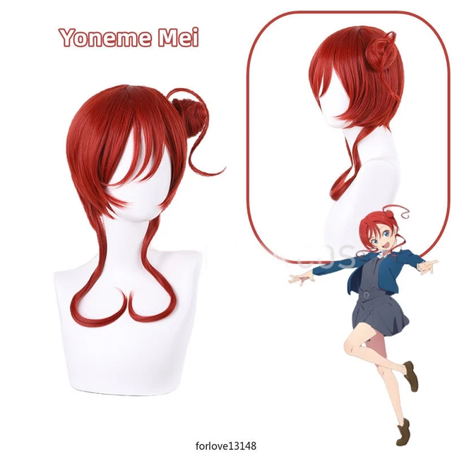 Genshin Impact Cosplay Gold Wig Anime Role Play Wigs Earring Hairpins Feather