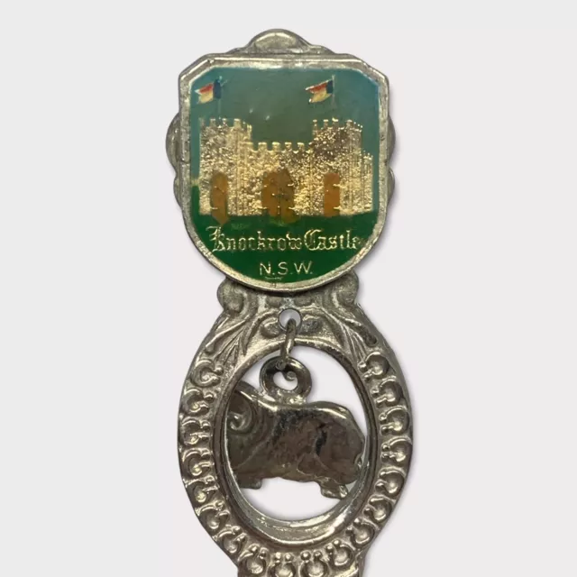 Vintage Souvenir Spoon - Knockrow Castle. New South Wales (NSW) - Silver Plated