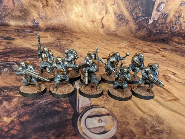 VETERAN GUARDSMAN - Death Korps of Krieg Kill Team Painted Warhammer ...