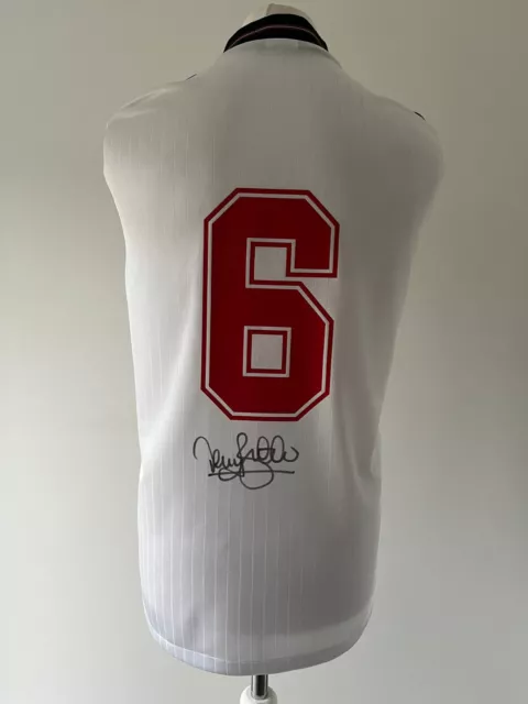 Signed TERRY BUTCHER Retro Shirt - England - PROOF/COA Private Signing