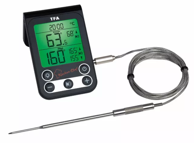 TFA 14.1512.01 Küchen Chef Grill- Bratenthermometer digital Einstichthermometer 2