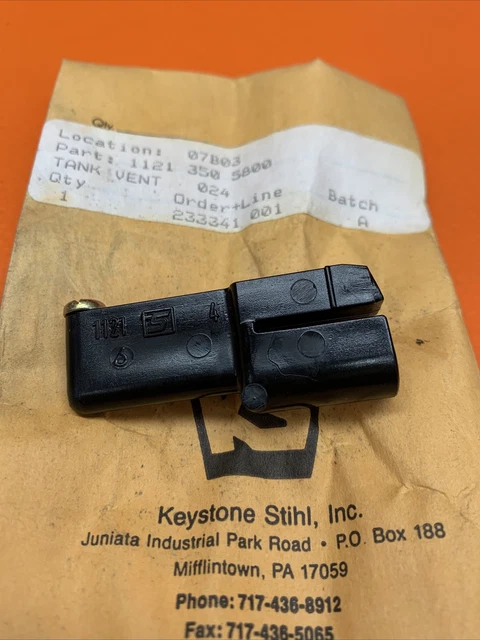 Sfiato Serbatoio Originale STIHL Ventolo Serbatoio Carburante Originale STIHL - Ricambio Per Motoseghe 044, 024, 036, 034, 026, MS280, MS360 Filtro Aria Vespa Gts 300 - Foto 7