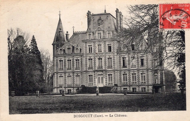 *37260 cpa Bosgouët - le château