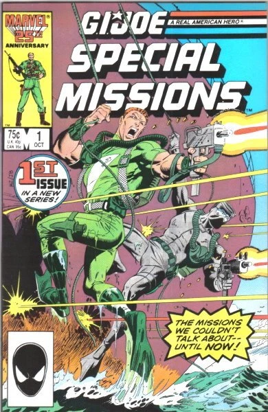 G.I. Joe  Special Missions Comic Book #1 Marvel Comics 1986 VERY HI GRADE UNREAD