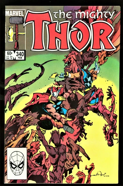 Marvel's The Mighty Thor #340 VF/NM Beta Ray Bill Dr. Blake returns as Thor