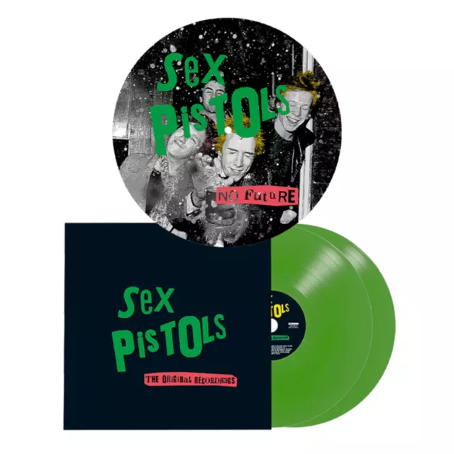 Sex Pistols -  The Original Recordings   Transparent Green Vinyl 2LP + Slipmat