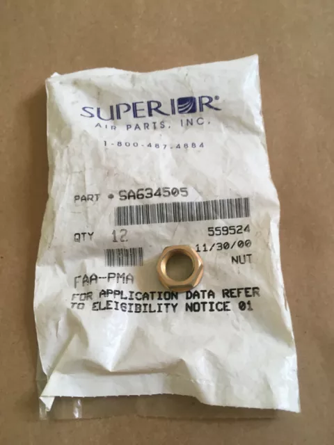 New Continental Cylinder Hold Down Nut, PN SA634505