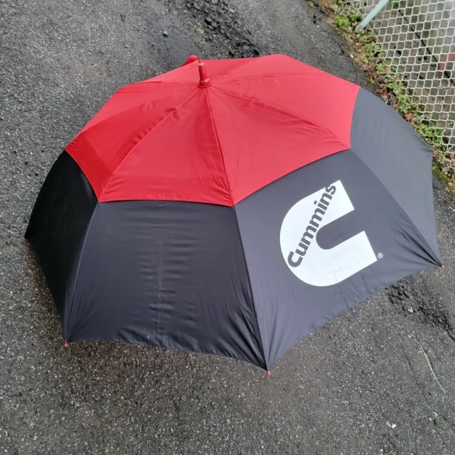 Cummins logo umbrella  red/black