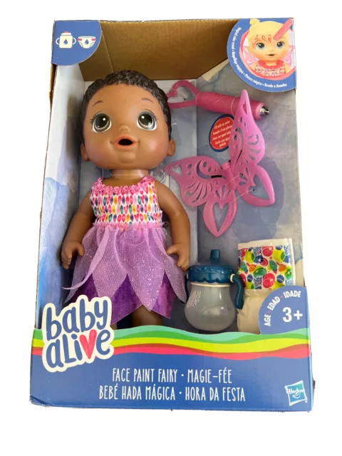 BABY ALIVE FACE Paint Fairy - Dark Brown Hair $35.00 - PicClick