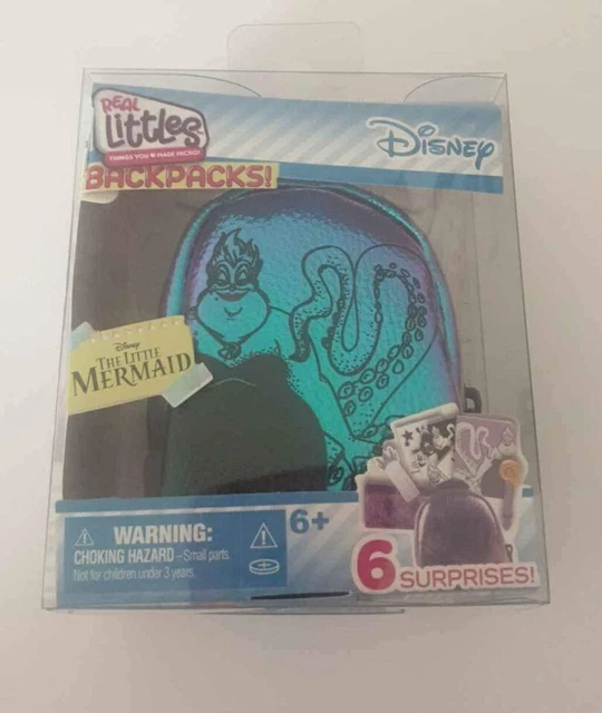 DISNEY THE LITTLE Mermaid Ursula Real Littles Mini Backpacks EUR 7,90