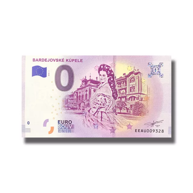 2018-1 Slovakia EEAU Bardejovske Kupele Euro Billet Souvenir Banknote Schein